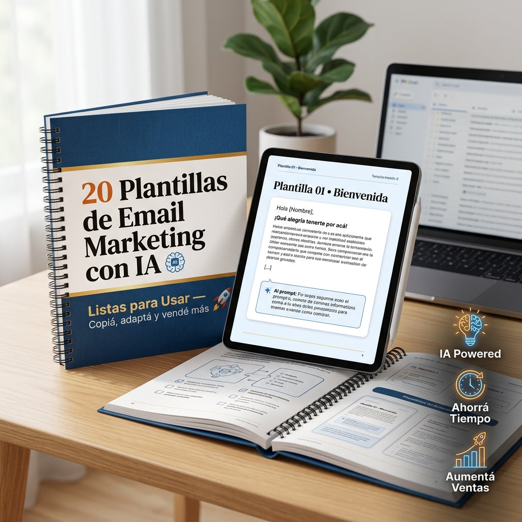 Pack de 20 Plantillas de Email Marketing con IA